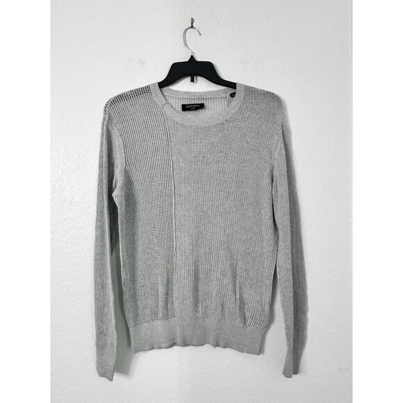 All Saints Gray Crew Neck Sweater - Picture 1 of 5